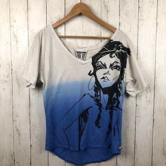 Harajuku Lovers Tops - Harajuku Lovers All Over Print Tshirt